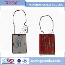 GCP002 cadeado segurança plástico vermelho para indicativo de auto bloqueio